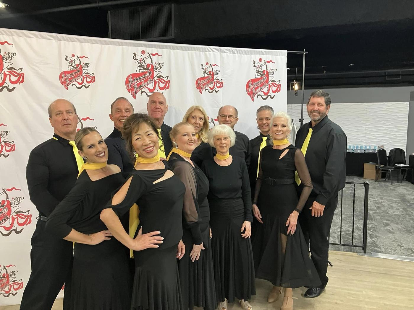 Amy Hanson's formation dance team at the Minnesota Madness competition