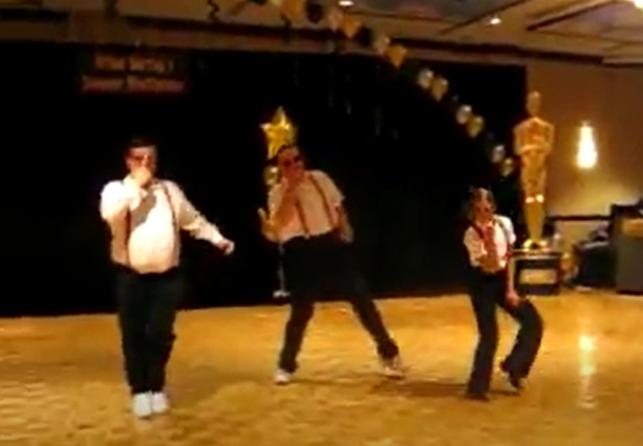 Amy beginning her ballroom teaching career in 2009